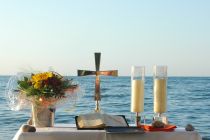 sh hochzeit altar vor meer